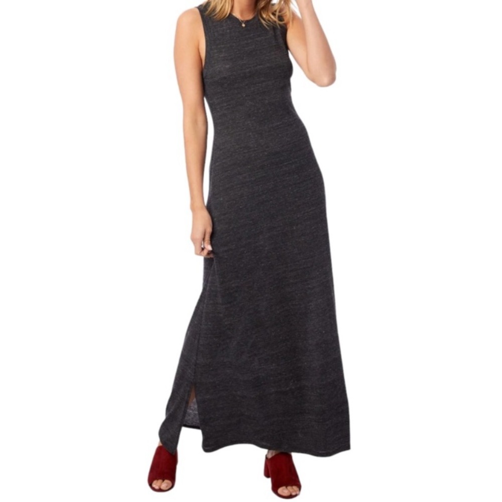 Alternative Apparel | Sleeveless Charcoal Grey Maxi Dress